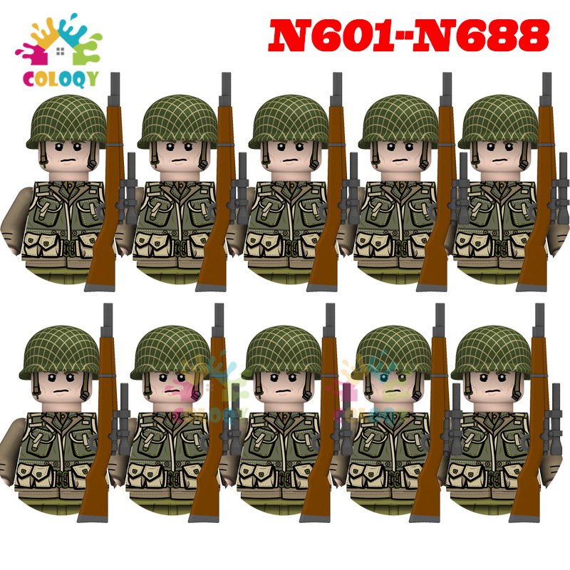어린이 장난감 제2차 세계대전 10개/세트 N601-N - Lego Minifigure Holder 리뷰 및 가격