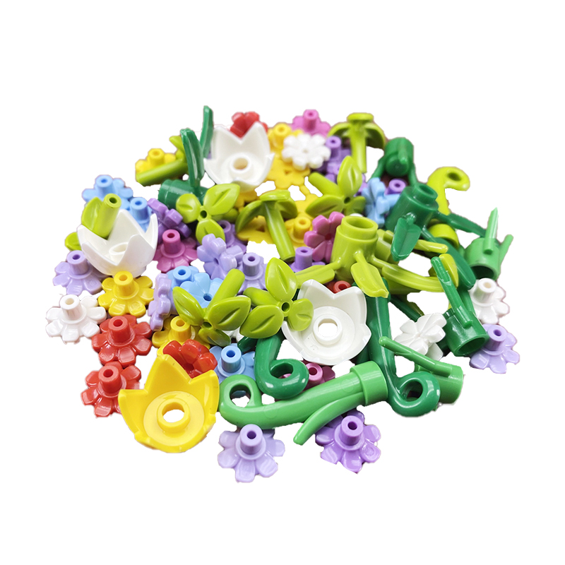 MOC 나무 식물 빌딩 블록 벽돌 잔디 부시 정글 꽃  - Lego Set City 리뷰 및 가격