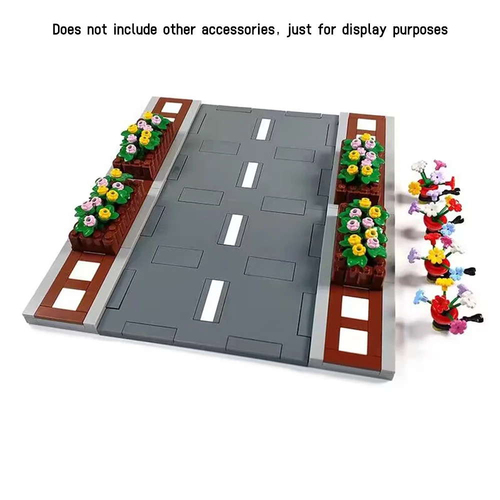 도시 도로 거리 베이스 플레이트 빌딩 블록 벽돌 보행자 - Lego Set City 리뷰 및 가격